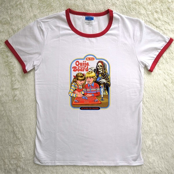 Let's Call The Exorcist Funny T Shirts Red
