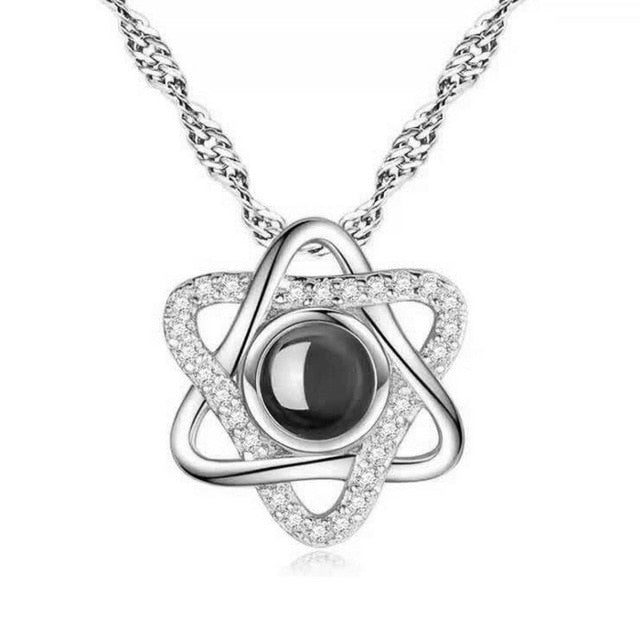 Romantic Love Memory Wedding Necklace