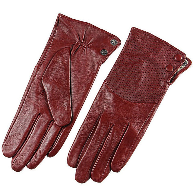 Special Offer Dark Red Women Gloves Fashion