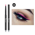 Dual ended eyeliner pencil with sponge glitter