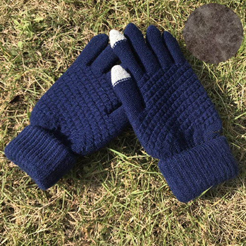 Warm Winter Knitted Full Finger Gloves Mittens