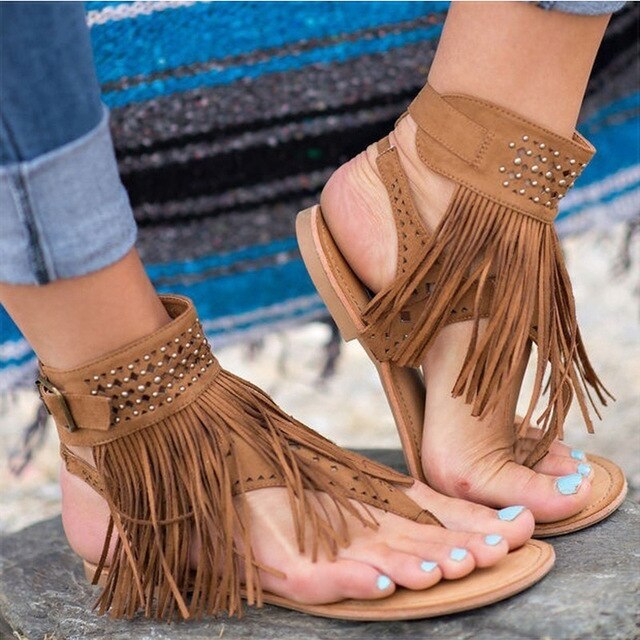 Sandals Fashion Tassel Summer Shoes Women