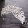 Crystal Gold Crown for Girls Wedding Hair