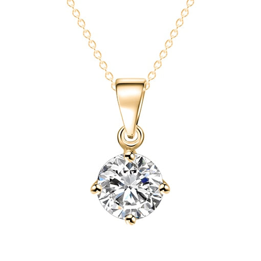 Gold Sliver Color Rhinestone Necklace Jewelry