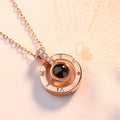 Projection Necklace For Memory Of LOVE Choker