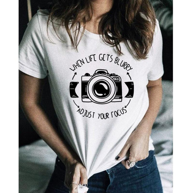 T-Shirt Photographer Gift Idea Camera Funny