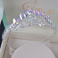 Delicate Vintage silver AB Wedding Crown