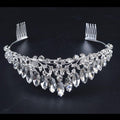Delicate Vintage silver AB Wedding Crown