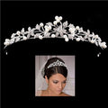 Gorgeous Silver Crystal Bridal Tiara Crown Bride