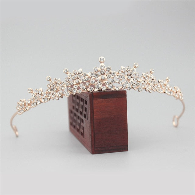 Gorgeous Silver Crystal Bridal Tiara Crown Bride