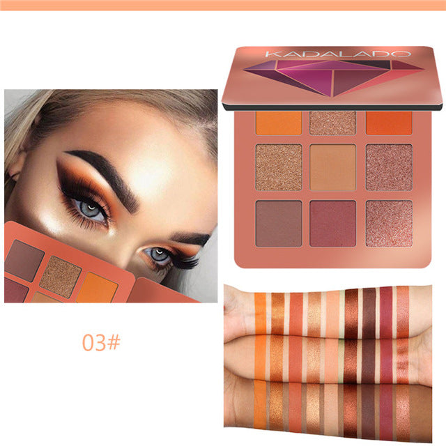 Eye Make Up Glitter & Matte Eyeshadow Palette