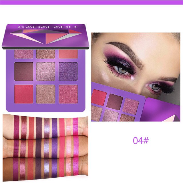 Eye Make Up Glitter & Matte Eyeshadow Palette