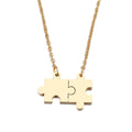 Stainless Steel Necklace Lover's Gold And Silver