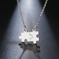 Stainless Steel Necklace Lover's Gold And Silver