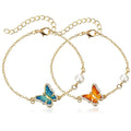 Fashion Link Bracelet with Oil Painted