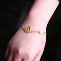 Fashion Link Bracelet with Oil Painted