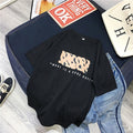 Leopard Print T shirts Women Spring Summer