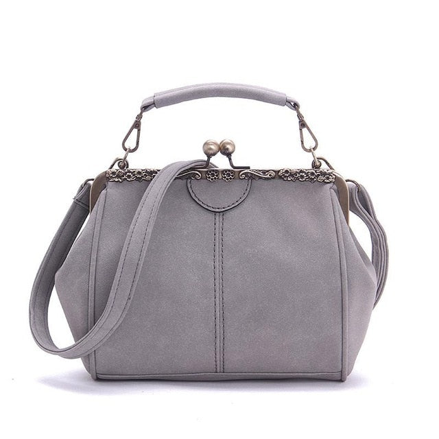 Shoulder Bags Women Matte Pu Leather Clip Women