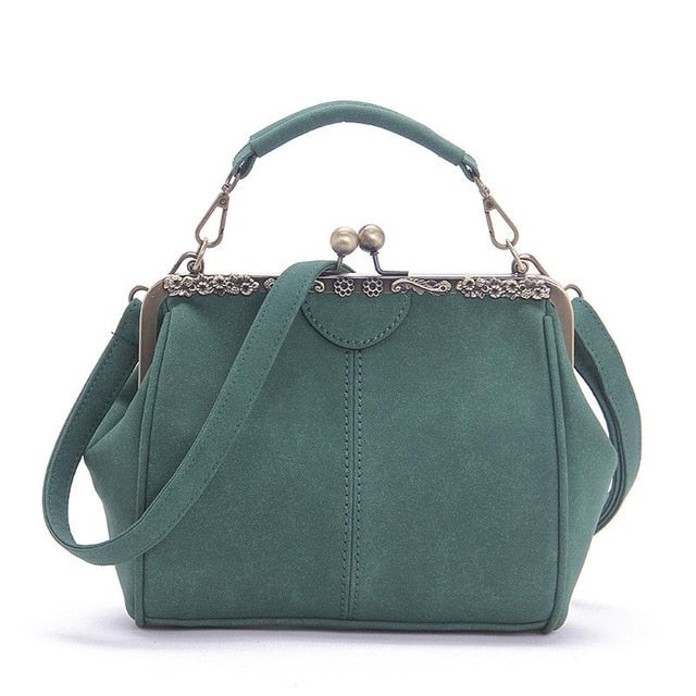 Shoulder Bags Women Matte Pu Leather Clip Women
