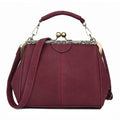 Shoulder Bags Women Matte Pu Leather Clip Women