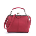 Shoulder Bags Women Matte Pu Leather Clip Women