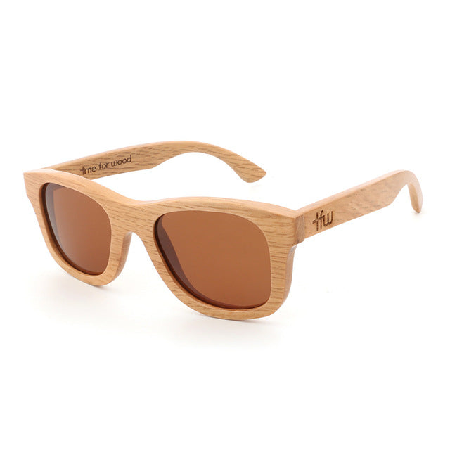Wood Bamboo Sunglasses Polarized lens Retro