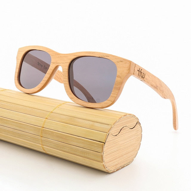 Wood Bamboo Sunglasses Polarized lens Retro