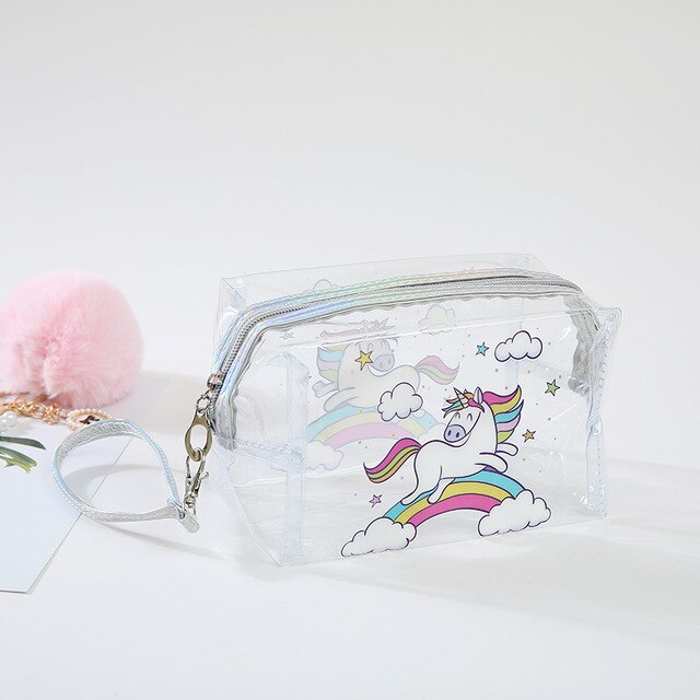 Cartoon Travel Portable Cosmetic Bag Women