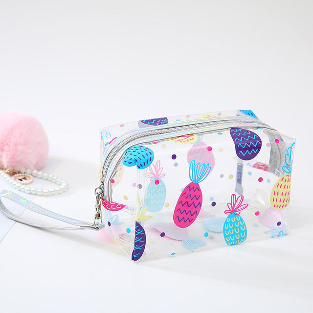 Cartoon Travel Portable Cosmetic Bag Women