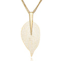 Pendants Sweater Chain Big Leaves Statement