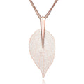 Pendants Sweater Chain Big Leaves Statement
