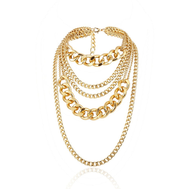 Necklace Collar Women Male Jewelry Multi Layer