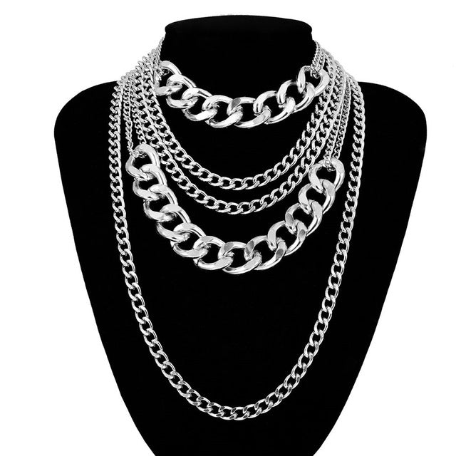 Necklace Collar Women Male Jewelry Multi Layer