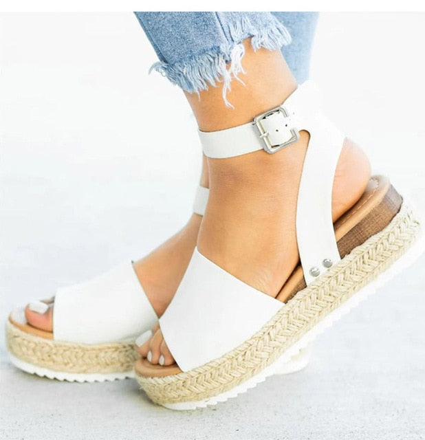 Summer Platform Sandals Comfy Wedges Shoes