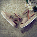 Summer Platform Sandals Comfy Wedges Shoes