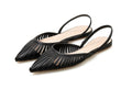 Flat Sandals Brand Design Pointed Toe Slip On