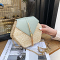 Handbag Women Summer Rattan Shoulder Fashion