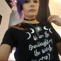 Witchcraft Black T-Shirt Grunge Moon Shirt