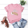 Not Today Dog Lazy Sleep Funny T-shirt Plus Size