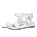 Buckle genuine leather shoes women Casual