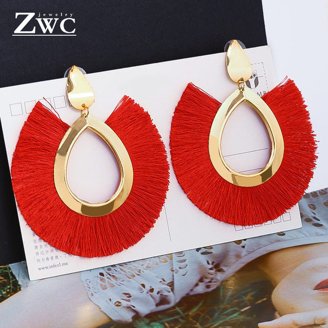 Fashion Bohemian Tassel Vintage Statement Earrings