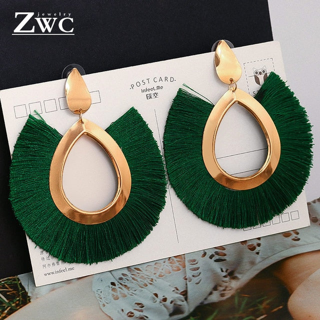 Fashion Bohemian Tassel Vintage Statement Earrings