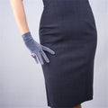 Gloves Short Wine Red Crimson Super Long