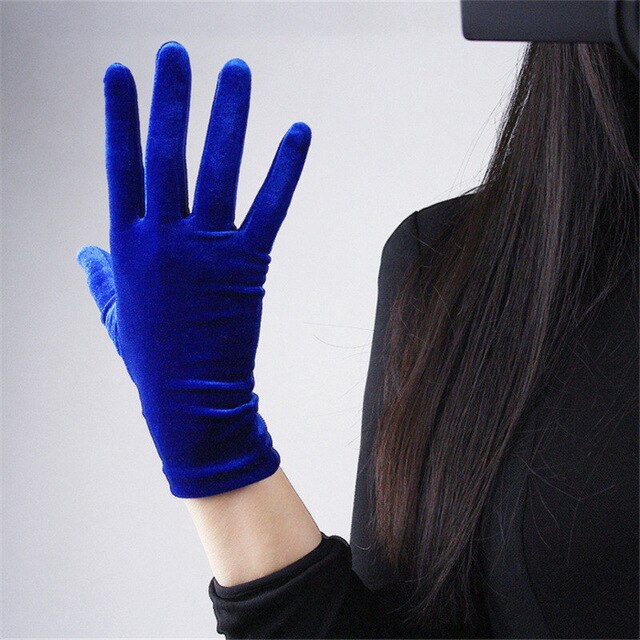 Gloves Short Wine Red Crimson Super Long