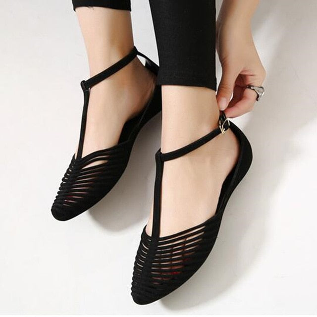 Rome vacation Ping pun student jelly sandals