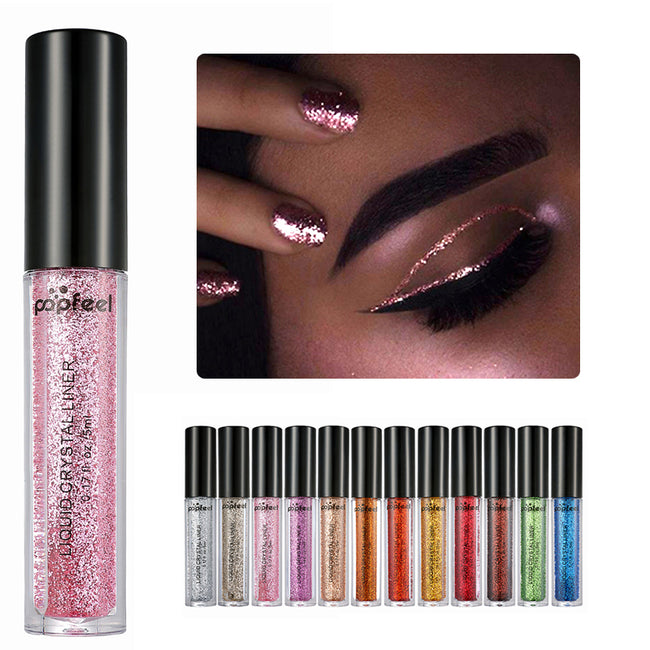 Metallic Colorful Glitter Eyeliner Liquid Waterproof
