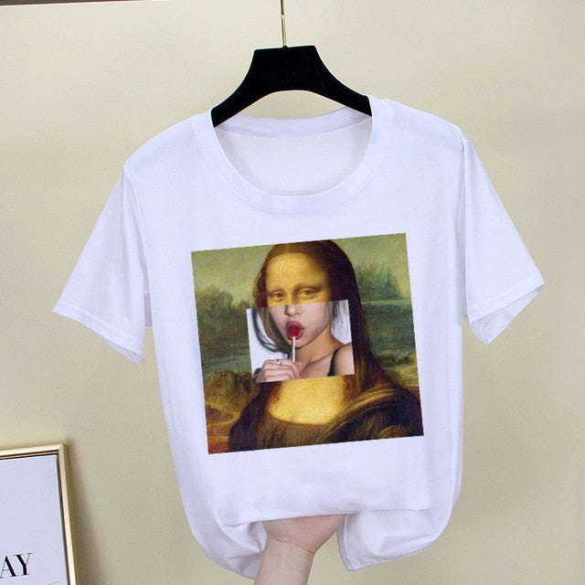 Spoof personality fashion Tshirt Short Sleeve