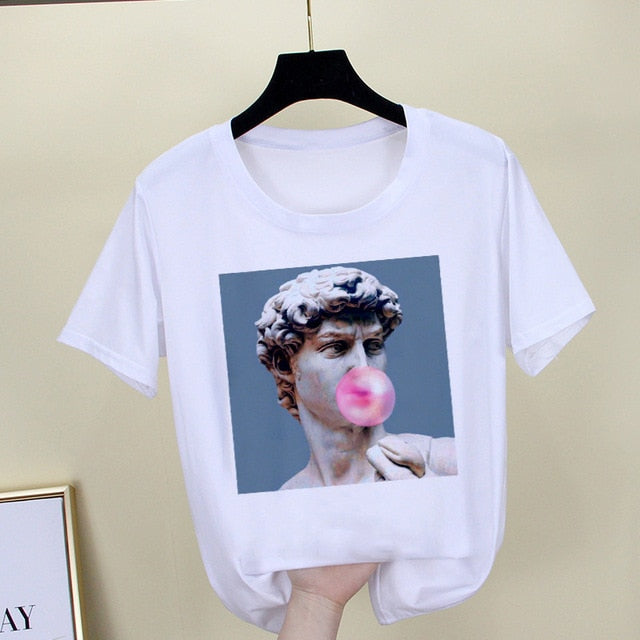 Spoof personality fashion Tshirt Short Sleeve