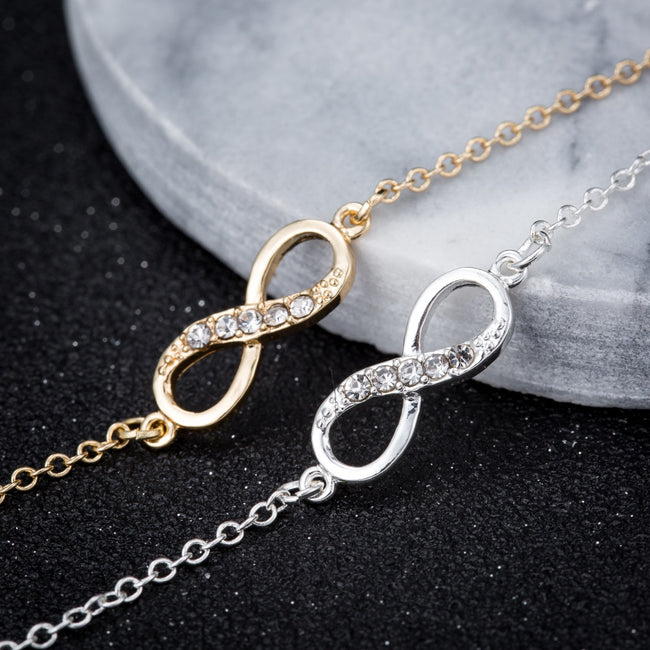 Fashion Infinity Bracelet for Women with Crystal