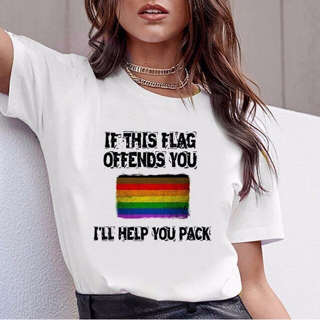 Love Is Love Top Tee Shirt For Women Gay Pride